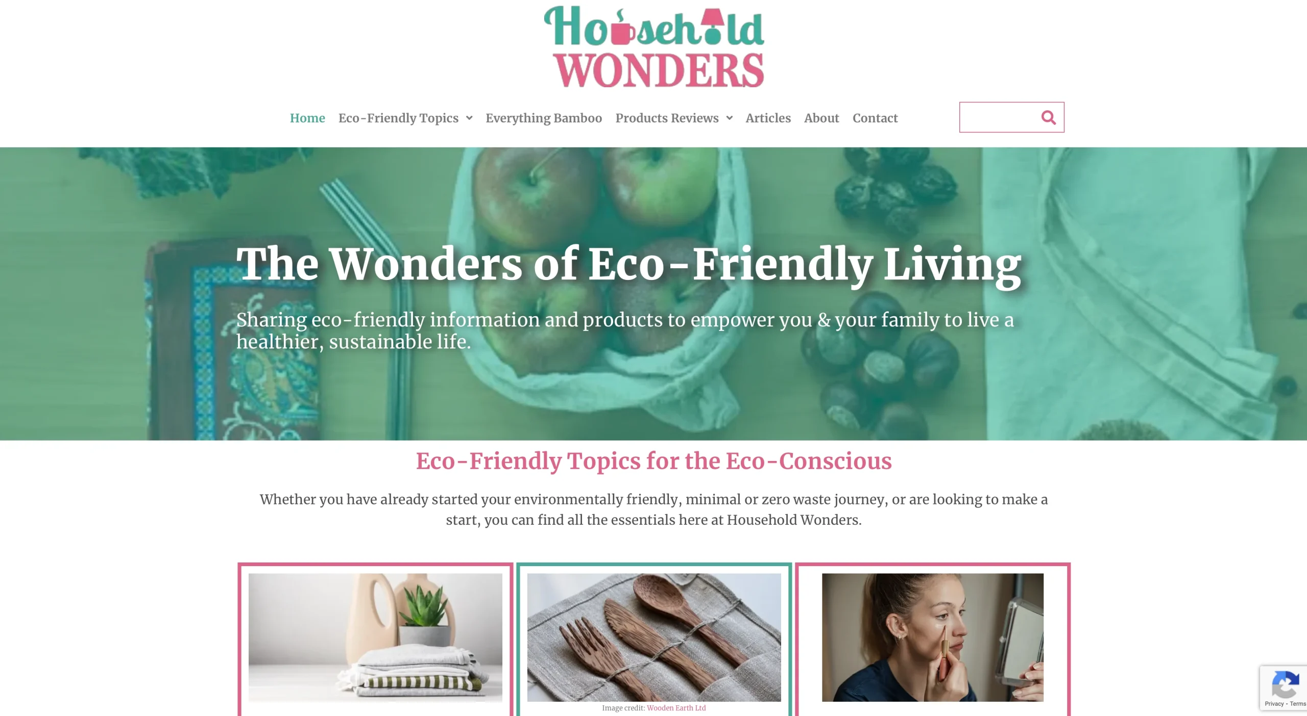 household-wonders-website-design