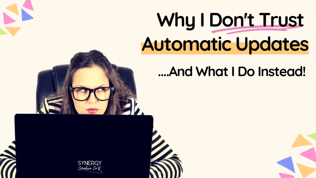 why i don't trust WordPress automatic updates and what I do instead